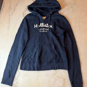 Hollister Navy Longboard Classic Pullover Hoodie - Women's